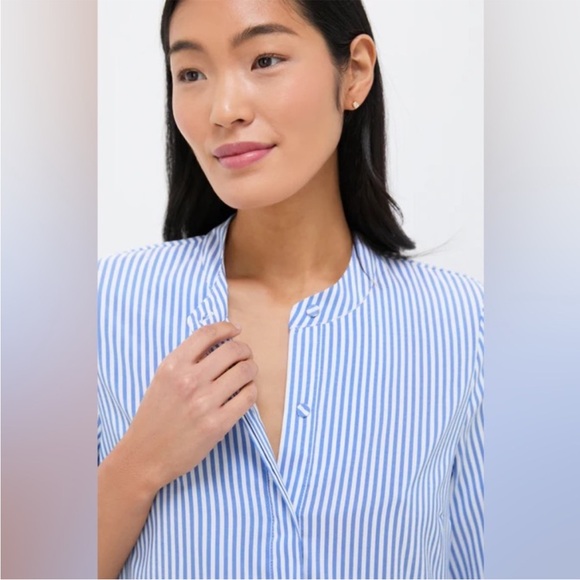 Tuckernuck Blue Stripe Royal Shirt Dress - Picture 3 of 10